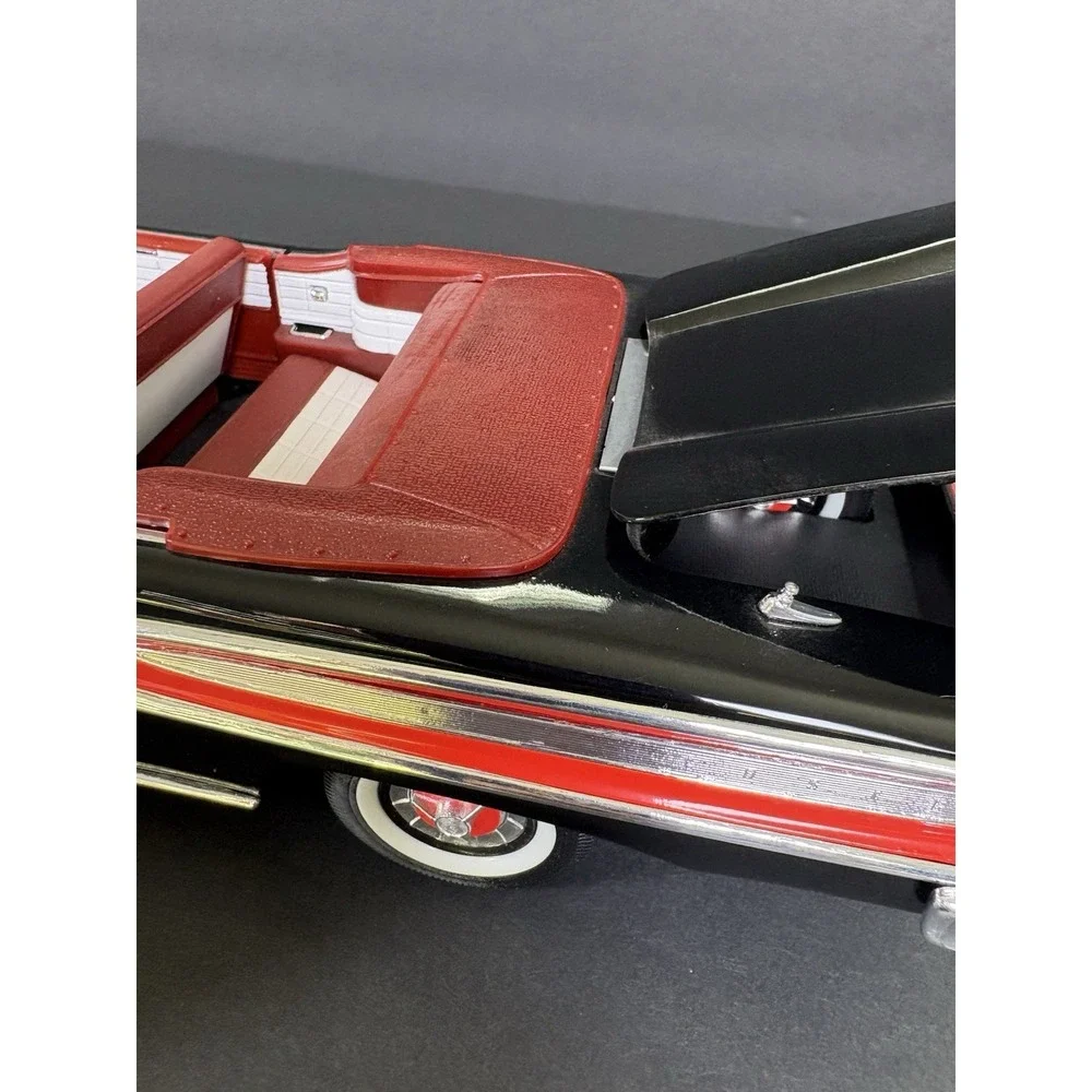 1958 Edsel Citation Convertible 1:18 Diecast Car Black Red No Box